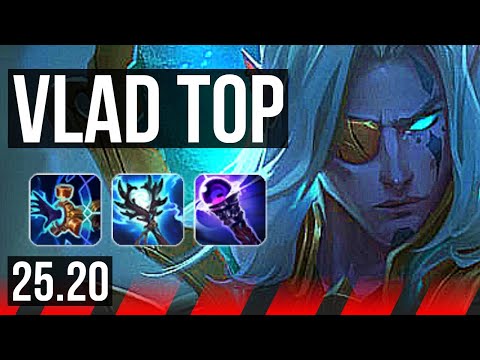 VLADIMIR vs AATROX (TOP) | 6 solo kills, 14/4/8 | KR Diamond | 25.20