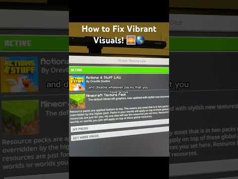 How to fix vibrant visuals not working in Minecraft PS5