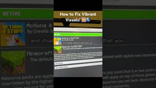 How to fix vibrant visuals not working in Minecraft PS5