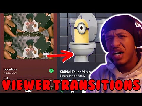 Rating My Viewers HORRIBLE Spotify Transitions