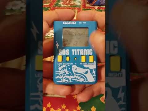 Casio Game sos titanic CG -117A