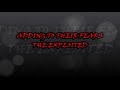adding to their fears the exploited + tablatura (bass cover)