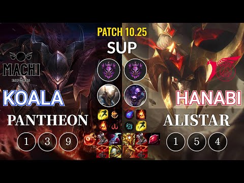 MCX Koala Pantheon vs TLN Hanabi Alistar Sup - KR Patch 10.25