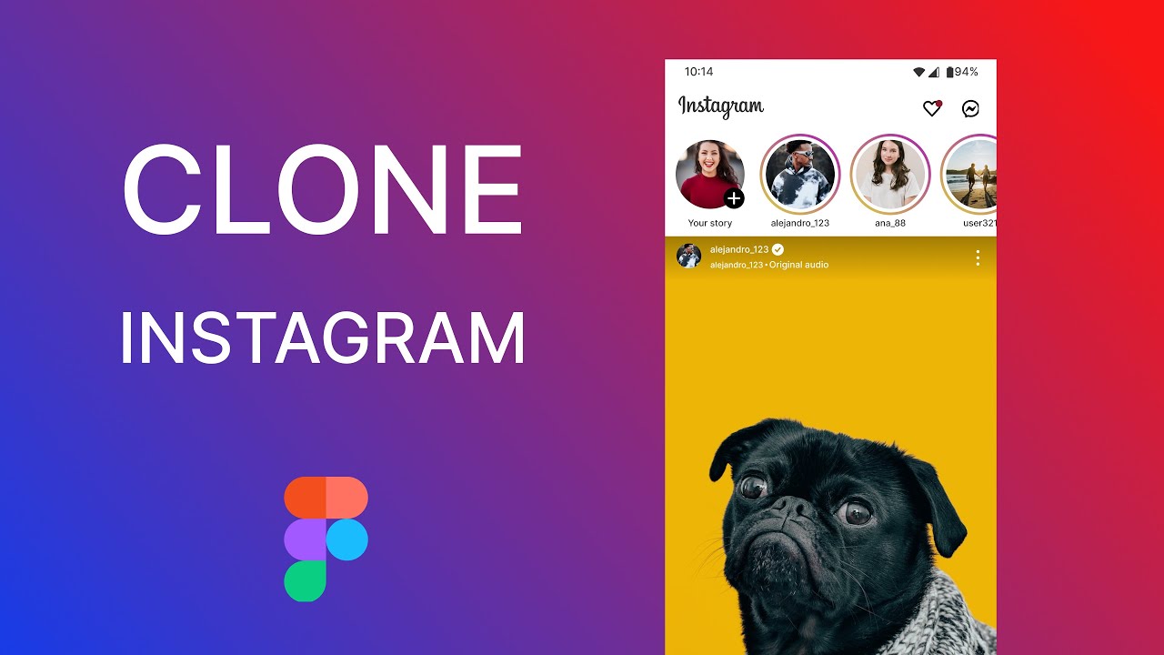 Instagram UI Design in Figma