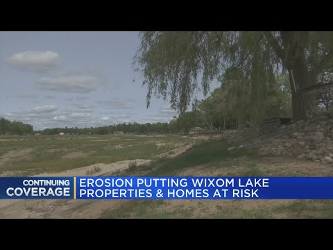 Erosion putting Wixom Lake properties, homes at risk