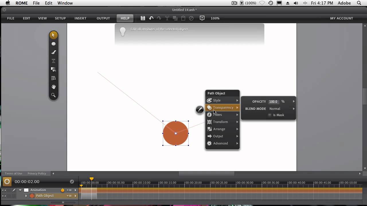 Adobe Project ROME - Creating Animations