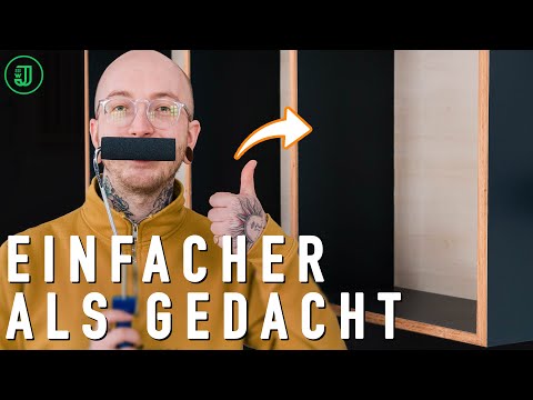 So LACKIERST du MDF richtig (mit einfachen Mitteln)! | MDF Hängeschrank #2 | Jonas Winkler