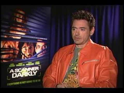 ROBERT DOWNEY JR. REACTS TO PARANOIA IN A SCANNER DARKLY