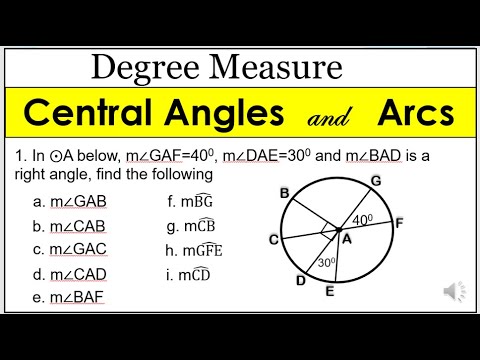 [Tagalog] Arcs and angles, Degree measure #measureofangles #arcs #math10 #degreemeasure #circle