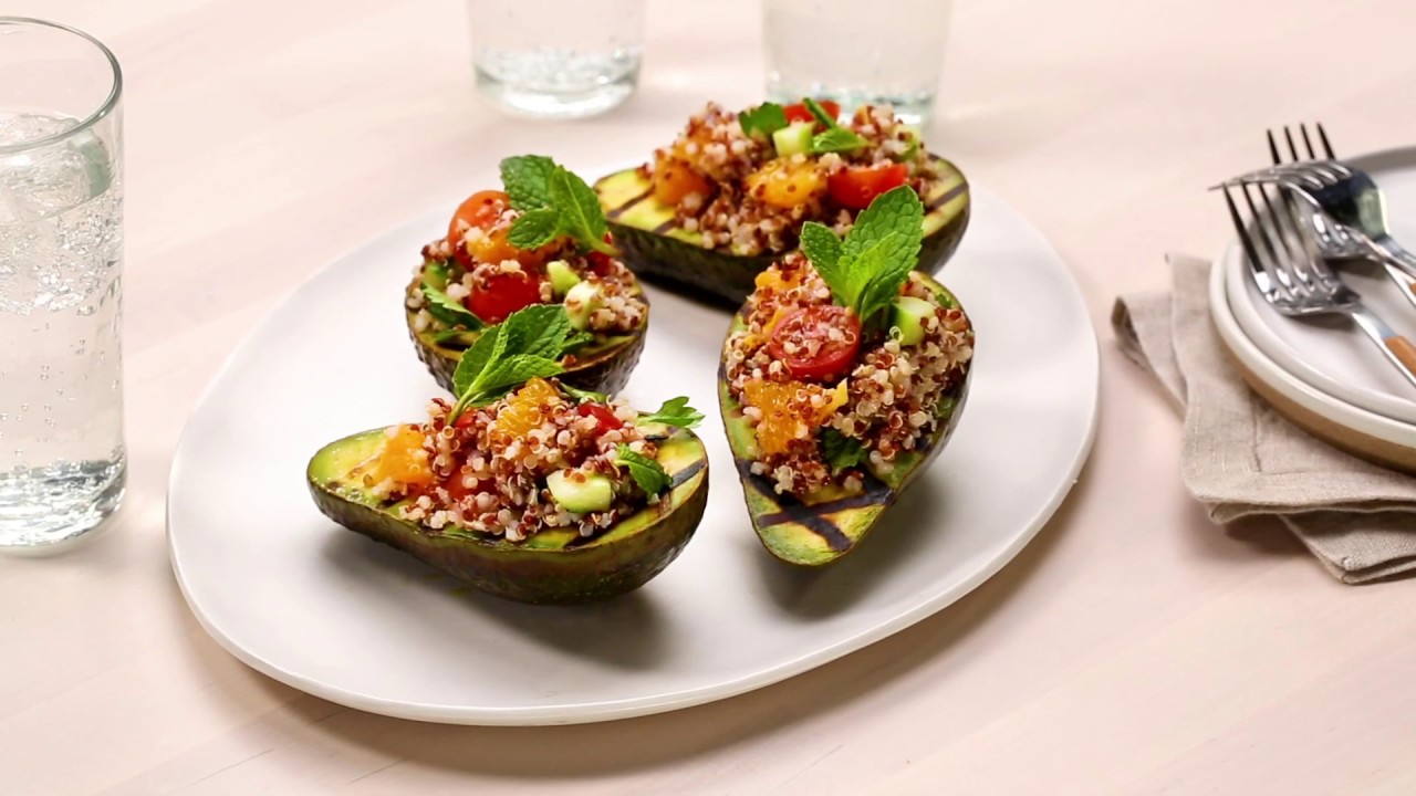 Quinoa-Stuffed Grilled California Avocado Recipe