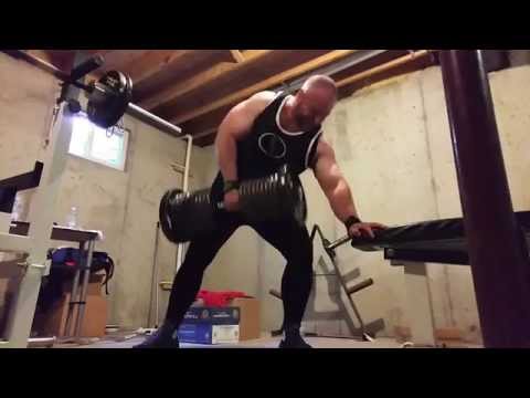 Monster Dumbbell Row PR - 265 Pounds x 8 Reps
