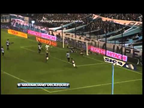 Gol de Maxi Velázquez  Racing 1-1 Lanús