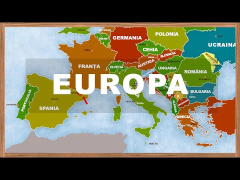 Map of Europe, Countries and Capitals (with pictures) - Geography #01