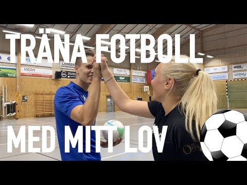Fotbollsskola med Tuva och Filip från Rimbo IF