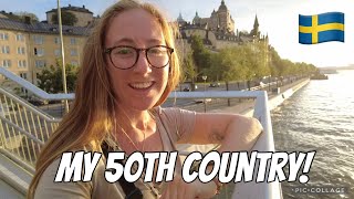 50th Country! Solo Female Travel Stockholm, Sweden 🇸🇪