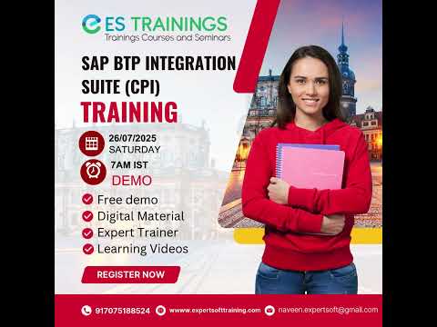 Master SAP BTP Integration Suite (CPI) Training#expertsofttraining