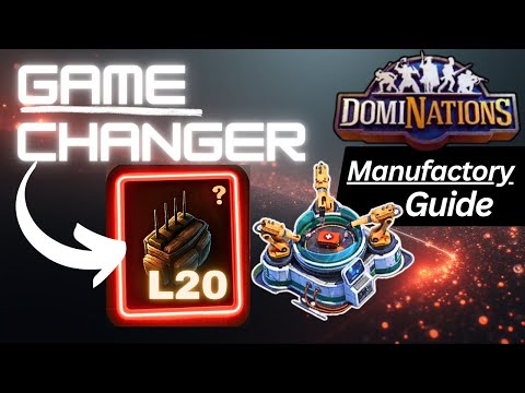 Manufactory Guide - ALL lvl 20 Munitions Explained! - DomiNations