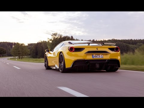 Novitec Rosso Ferrari 488 Race Exhaust-System / Catalyst-Replacement Pipes