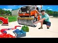 CRUSHING SATISFYING THINGS BY STEAMROLLER! SOFT, CRUNCHY, GUMMY! CRUSHING SATISFYING THINGS BY STEAMROLLER! SOFT, CRUNCHY, GUMMY!