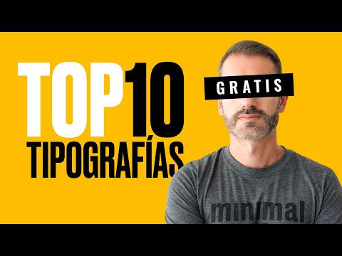 🔥 TOP TIPOGRAFÍAS y FUENTES GRATIS para diseño gráfico / Marco Creativo