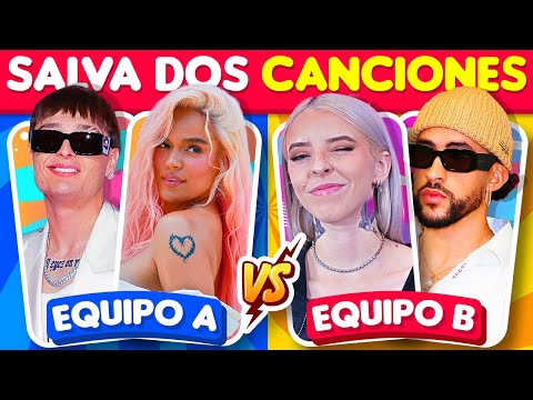 Equipo A vs Equipo B 🤔 Salva dos Canciones ¿Qué prefieres? 🔊🎶 Quiz Tv de Música
