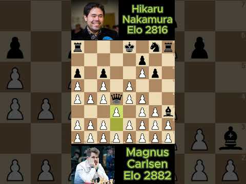 549 Elo Magnus Carlsen vs Hikaru Nakamura chess game
