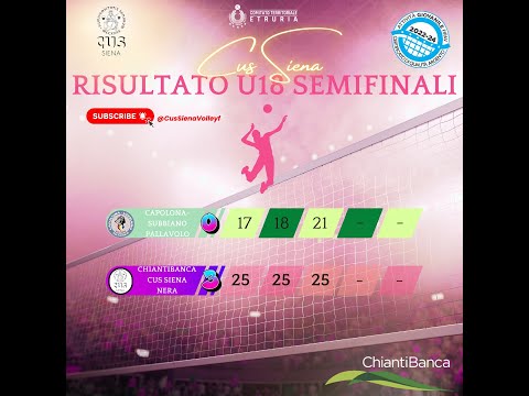 Under 18 Femminile Girone D semi finali Fipav Etruria