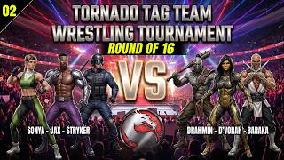 Download lagu Sonya, Jax, Srtyker VS Drahmin, D'Vorah, Baraka 🏆 MK TAG Tournament 🏆 Round of 16 match [B] mp3