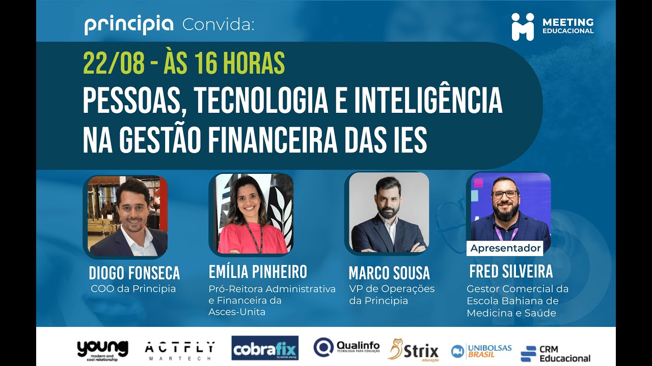 PESSOAS, TECNOLOGIA E INTELIGÊNCIA NA GESTÃO FINANCEIRA DAS IES Meeting Educacional Online T6EP4ED47