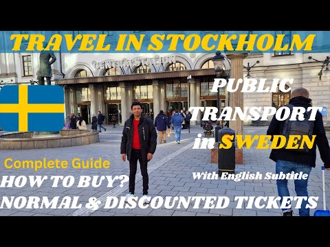 Travel in Stockholm, Sweden with SL | How to buy Tickets & get discounts. Useful apps for daily use.