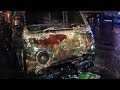 Отморозки Сожгли Автомобиль на Бажана и Избили Прохожего. 