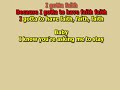 Faith George Michael  best karaoke instrumental lyrics cover