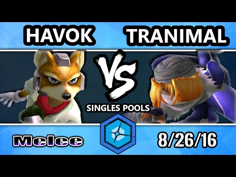 Shine 2016 SSBM - Havok (Fox) Vs. SSBMontreak | Tranimal (Sheik) Melee Singles