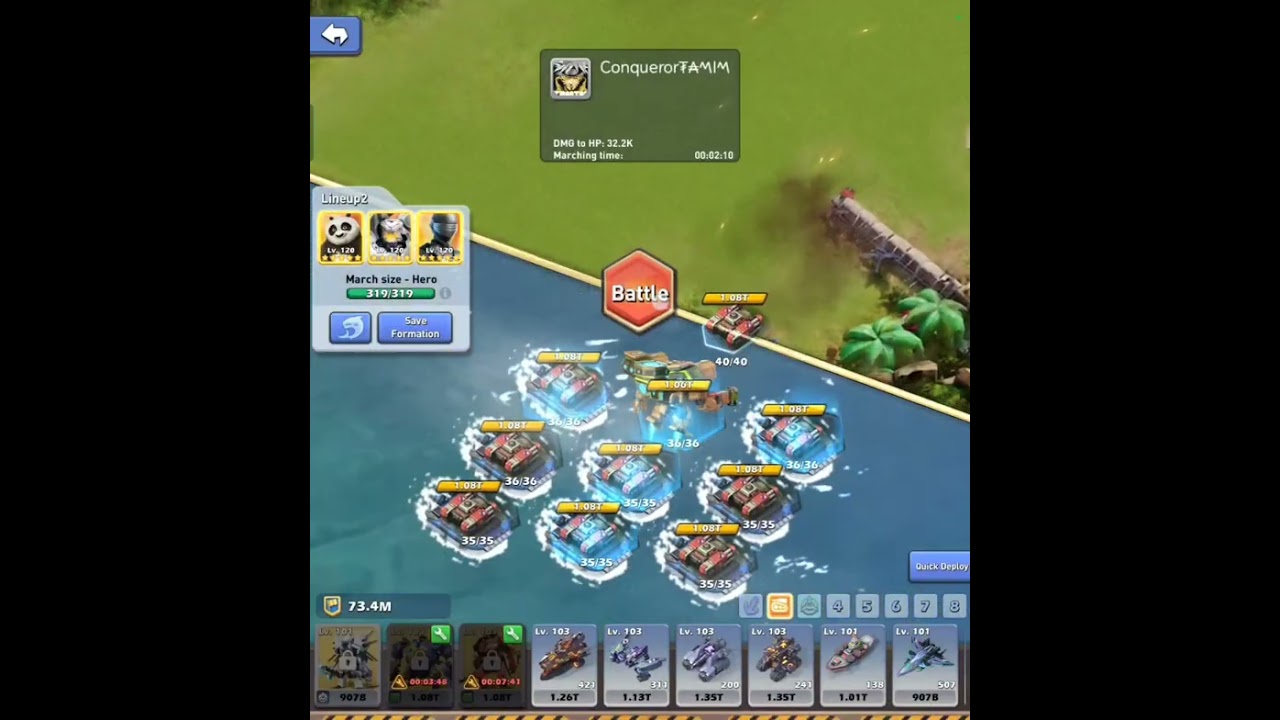 Top War SVS 3455 vs 779