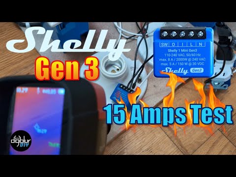 I was WRONG! Shelly1 Gen 3 Smoke Test - DO NOT DO THIS