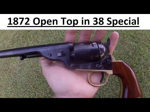 1872 Colt Open Top Revolver By Uberti / Cimarron in 38 Special