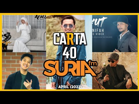 40 Lagu TERPILIH Carta Suria | Carta Lagu Melayu Terkini | Carta Suria FM (April 2022)