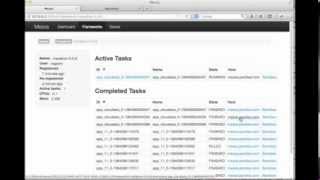QuickDemo - Apache Mesos + Marathon Framework + CentOS