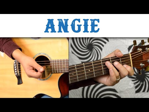 How To Play "Angie" by The Rolling Stones - Easy Version, Chords and Strumming