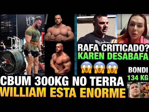 CBUM 300KG NO TERRA - BRANDÃO CRITICADO ? ELE FALA SOBRE FUTURO E KAREN DESABAFA- WILLIAM ENORME E +
