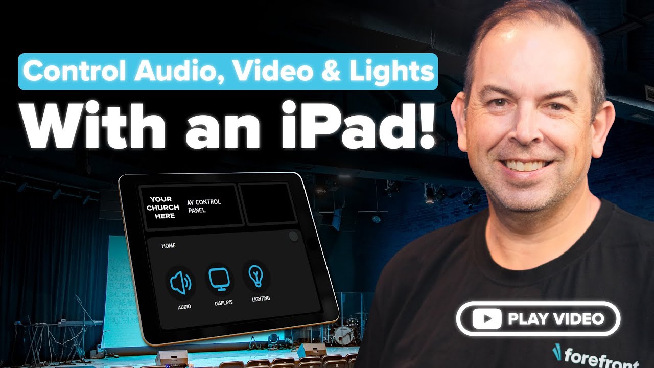 Control your church's sound system WITH AN IPAD! - Kramer Control Showcase