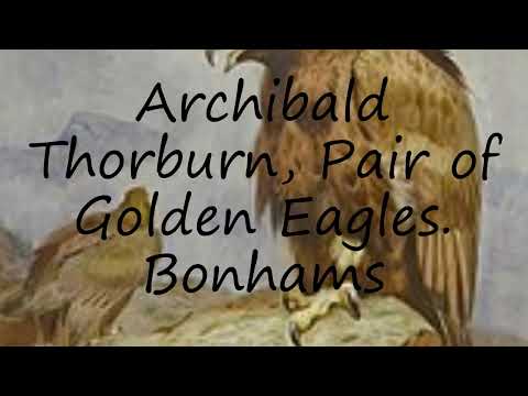 How to pronounce Archibald Thorburn, Pair of Golden Eagles. Bonhams in English?