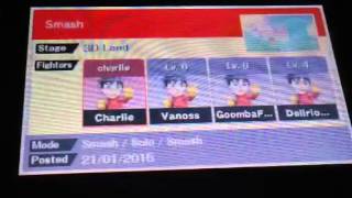 Super smash bros 3ds vanoss vs norm vs delirious vs goomba