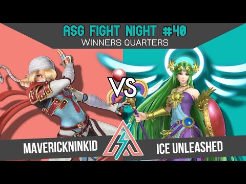 ASG 40 WINNERS QUARTERS - Maverickninkid (Sheik) vs IceUnleashed (Palutena, Lucina)
