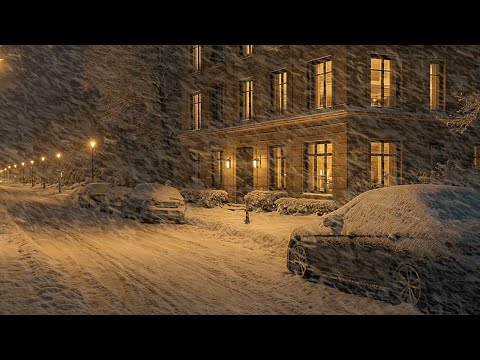 Howling Wind & Blowing Snow | Deep Relaxation and Stress Relief from Blizzard Winds