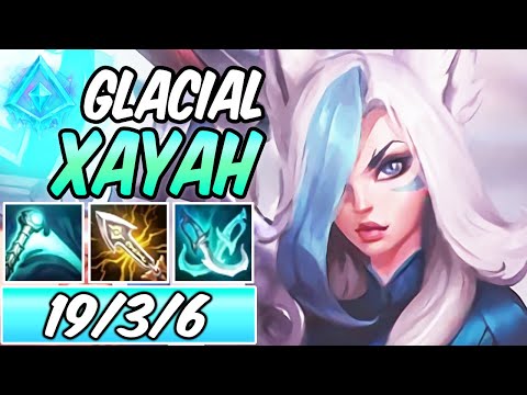 *NEW* BROKEN XAYAH GLACIAL AUGMENT FULL CRIT ADC S+ | Build & Runes | SSG Xayah | League of Legends