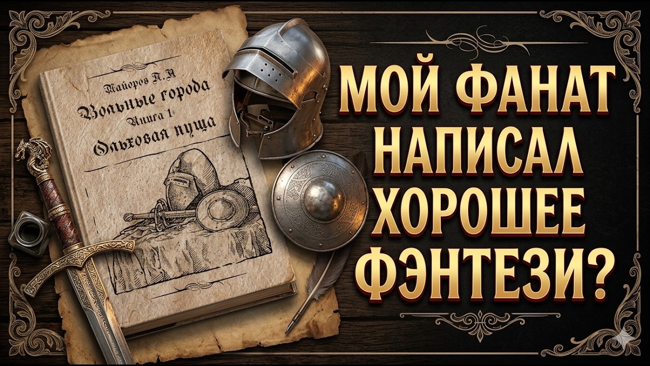 ЖЕСТЬ! МОЙ ФАНАТ НАПИСАЛ ХОРОШЕЕ ФЭНТЕЗИ? Павел Майоров "Вольные города. Ольх