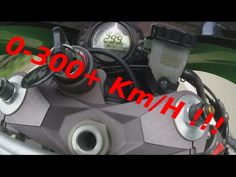 Kawasaki ZX10R Topspeed 0-300 Km/h Autobahn (BJ 2006)