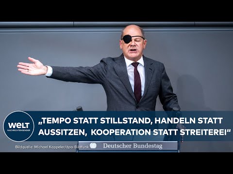 "DEUTSCHLAND-PAKT" zur Modernisierung Deutschlands – Olaf Scholz Rede im Bundestag | WELT Dokument