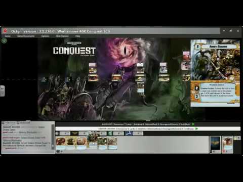 40K Conquest on OCTGN - Shaper Agnok vs Archon Salaine Morn